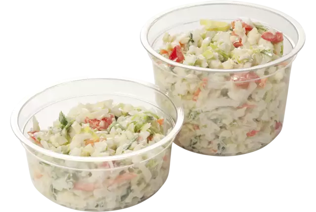 Huissalade tray 5x200gr kist 2 trays